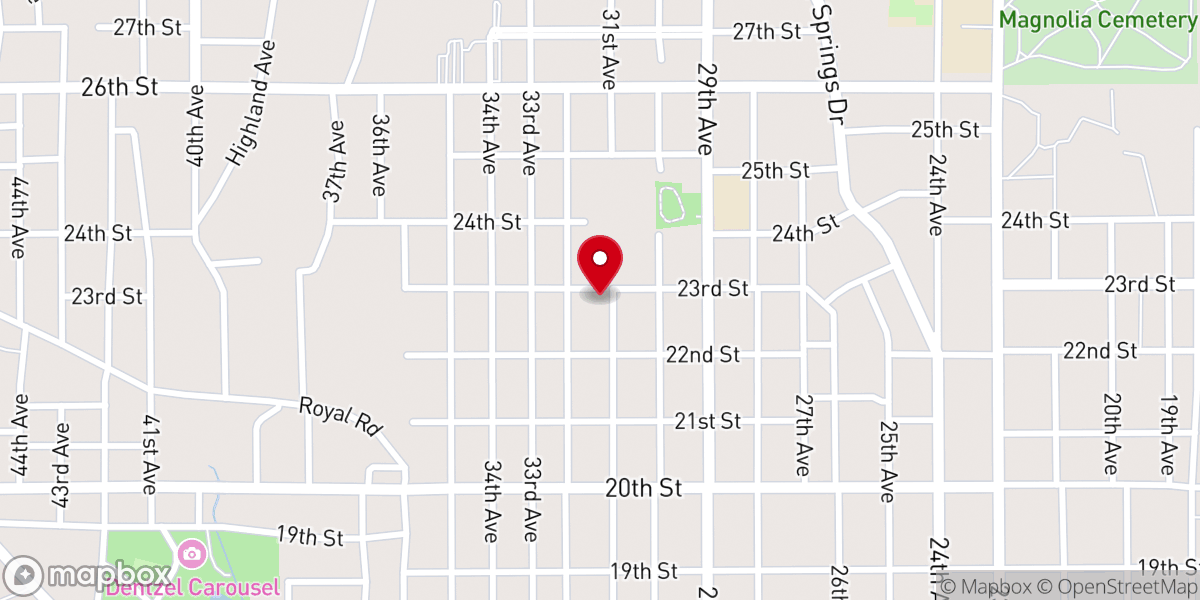Map showing location of Mallalieu United Methodist Church