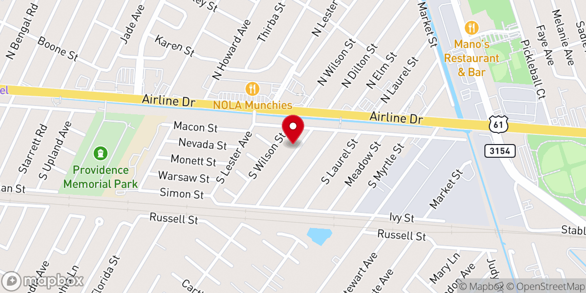Map showing location of Second New Guide Baptist Church