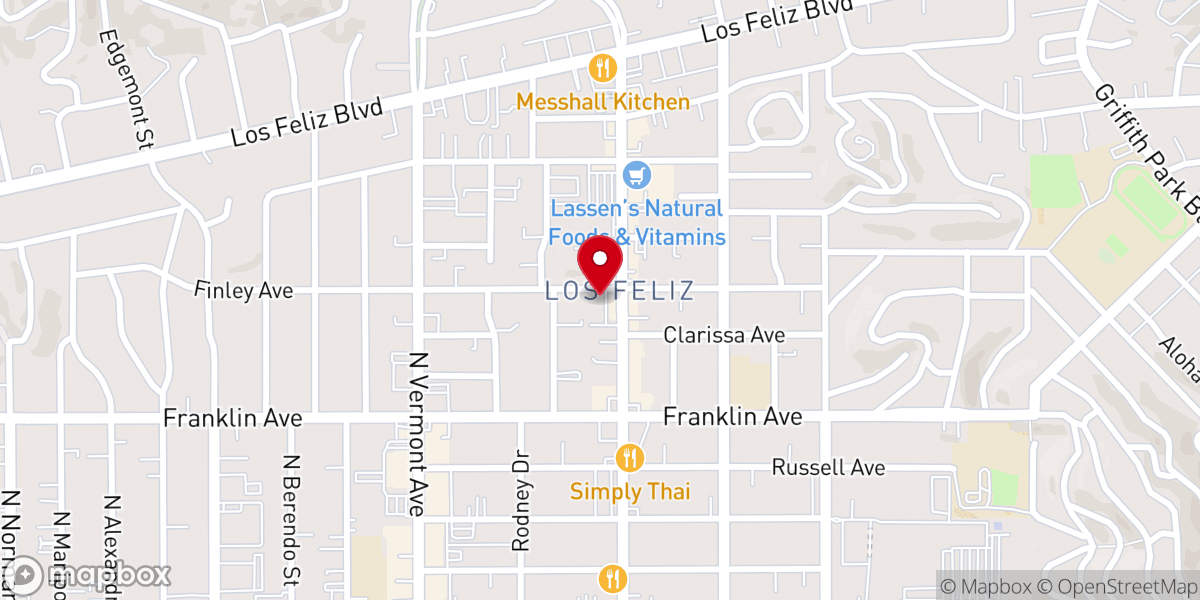Map showing location of St Mary of the Angels Church