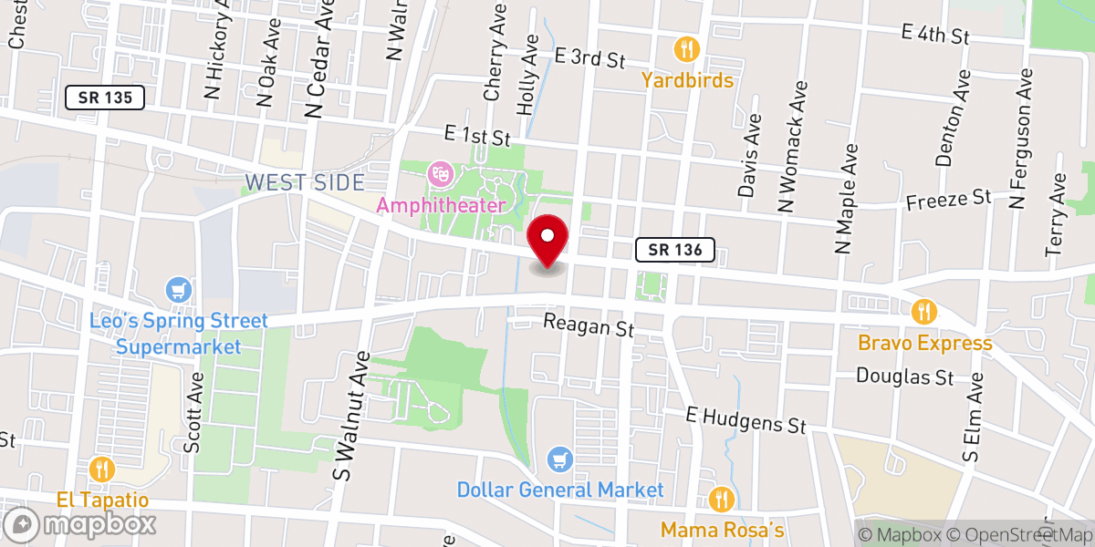 Map showing location of First United Methodist Church Wasley Chapel
