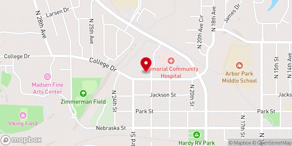Map showing location of Good Shepherd Lutheran Community