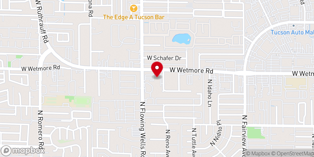 Map showing location of Puerta del Cielo - Bethel Tucson