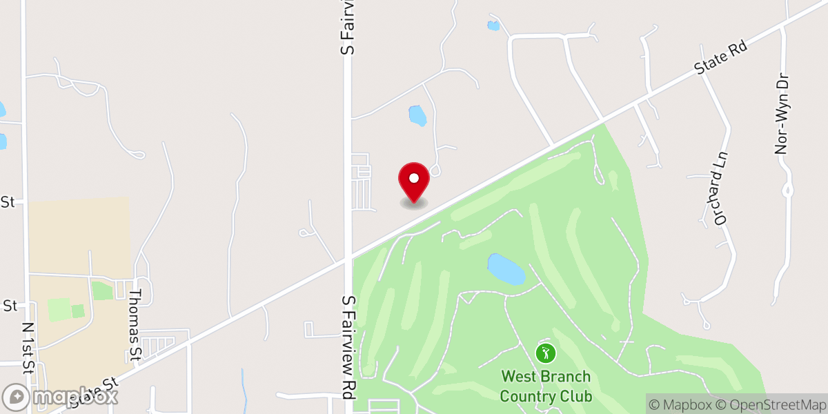 Map showing location of Church United Methodist