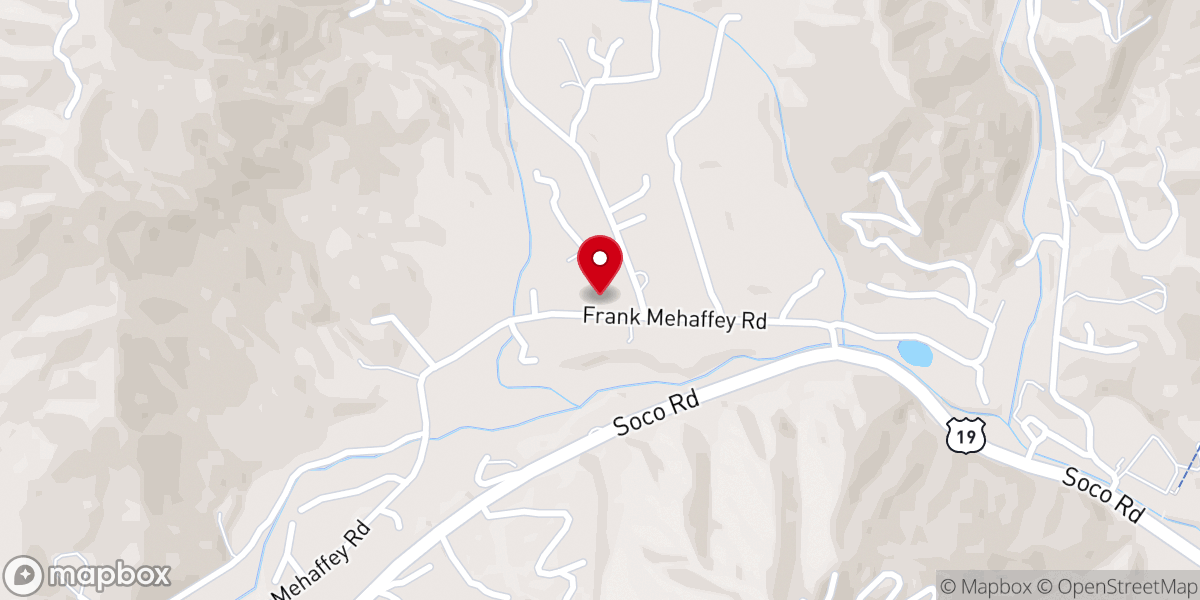 Map showing location of Victory Baptist Church