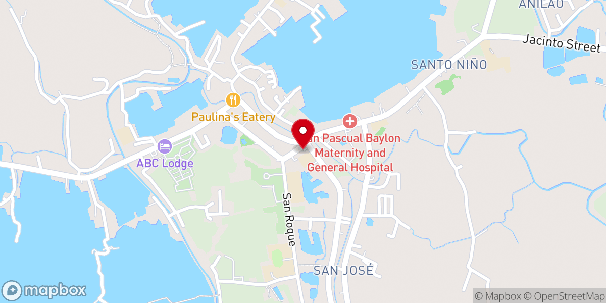 Map showing location of Parokya ng Santiago Apostol - Paombong, Bulacan