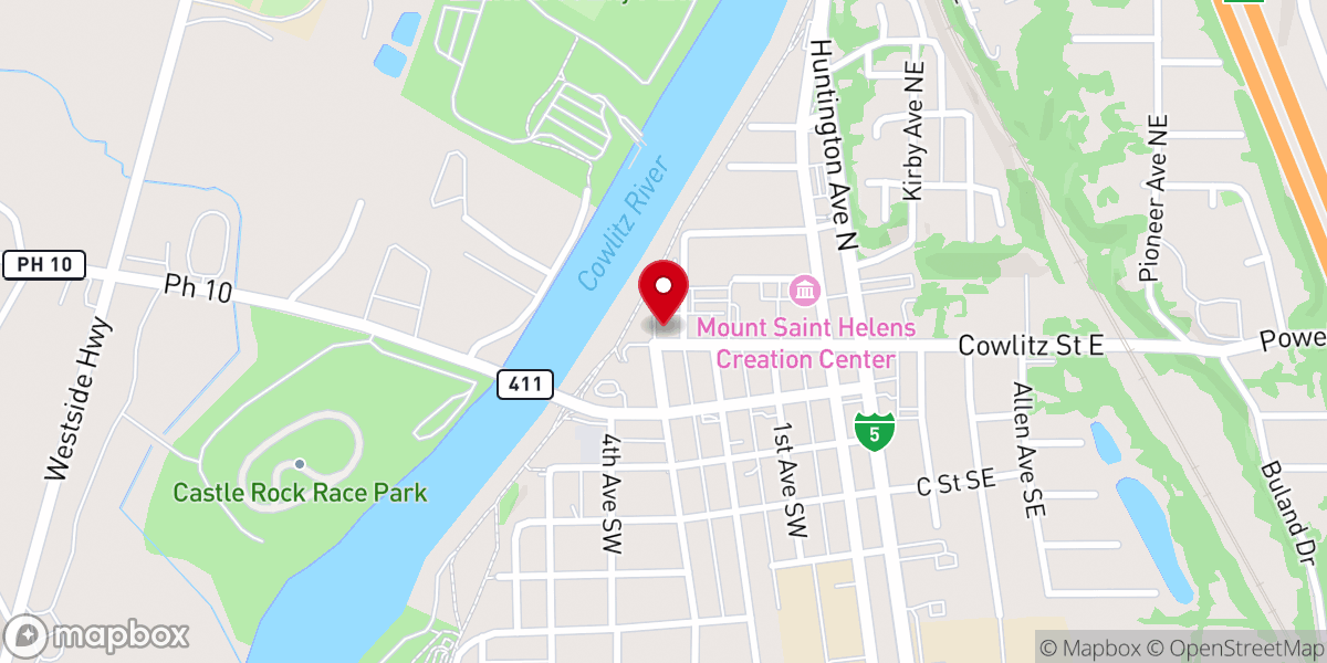 Map showing location of Castle Rock ALC
