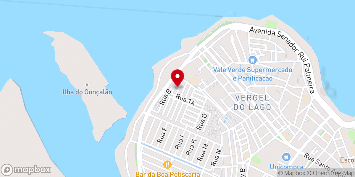 Map showing location of Igreja Assembleia de Deus em Mutirao 1