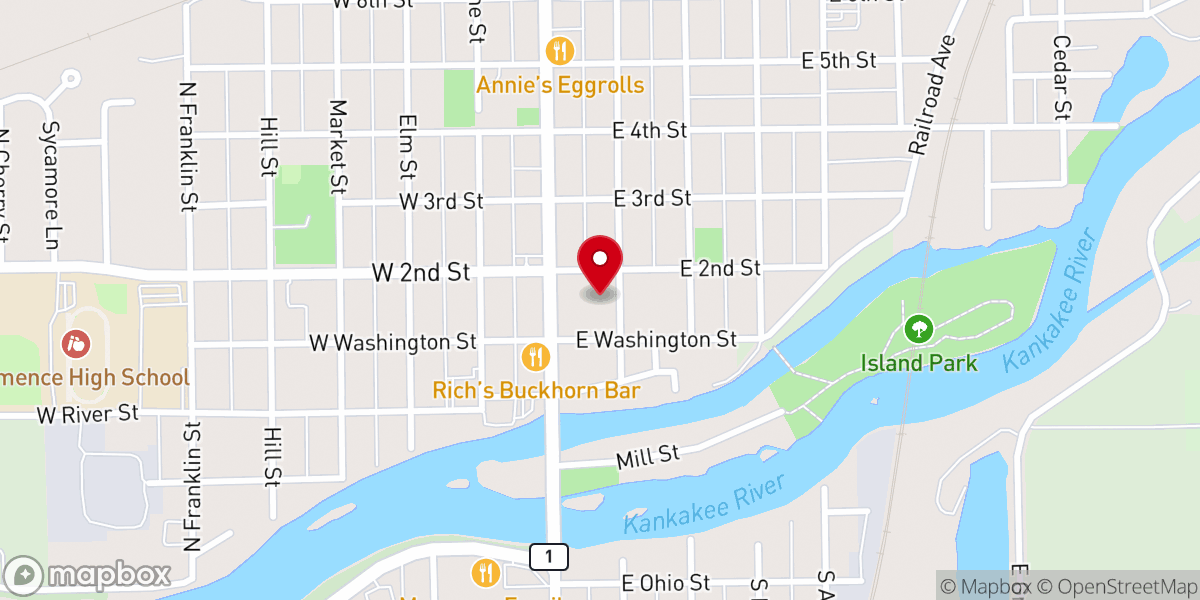 Map showing location of New Life Christian Fellowship