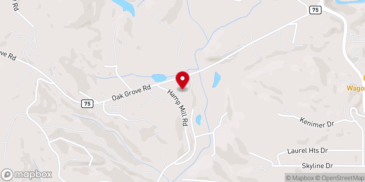 Map showing location of St. Elizabeth's Episcopal Church