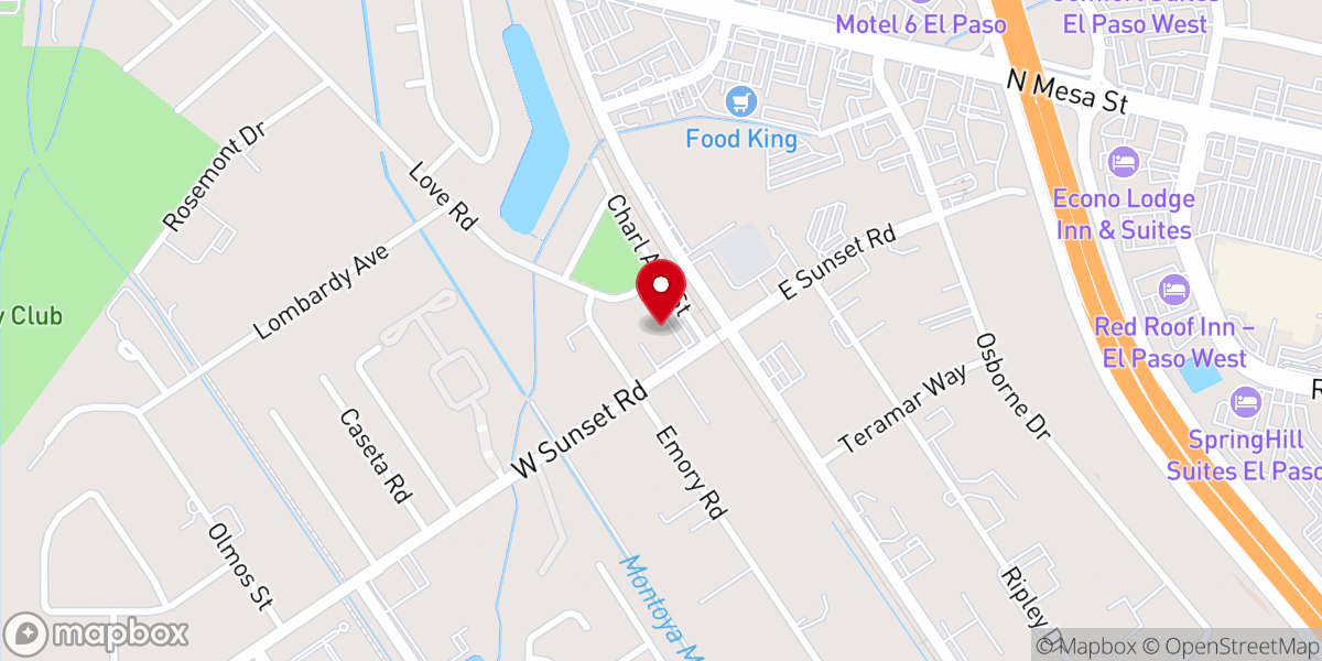 Map showing location of Jesus Chapel Inc