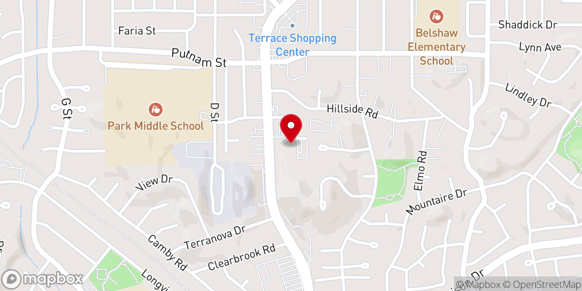Map showing location of Antioch UM Church On The Rock