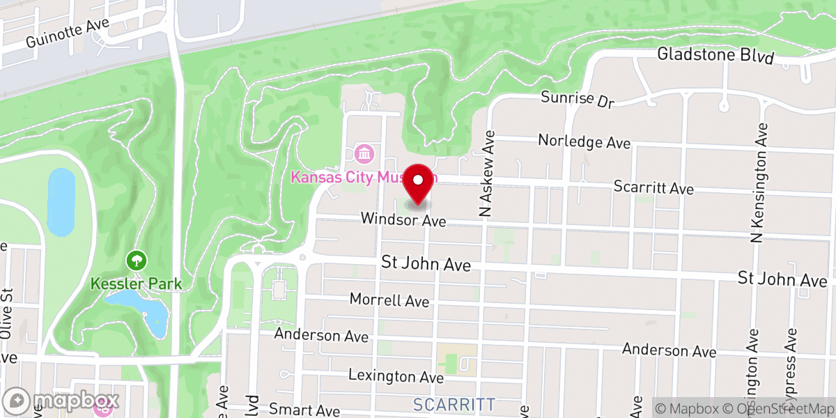Map showing location of New Beginning Apostolic Church