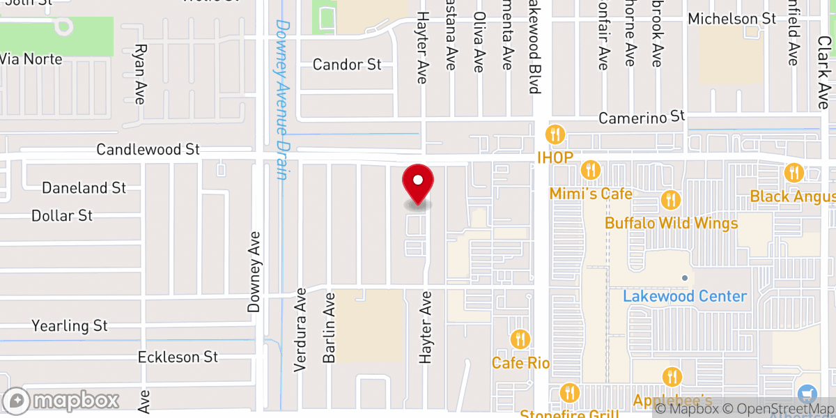 Map showing location of Christ Presbyterian Church Lakewood