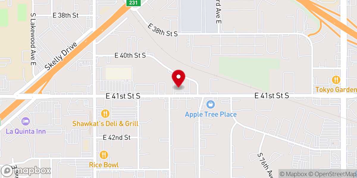 Map showing location of Life.Church Midtown Tulsa