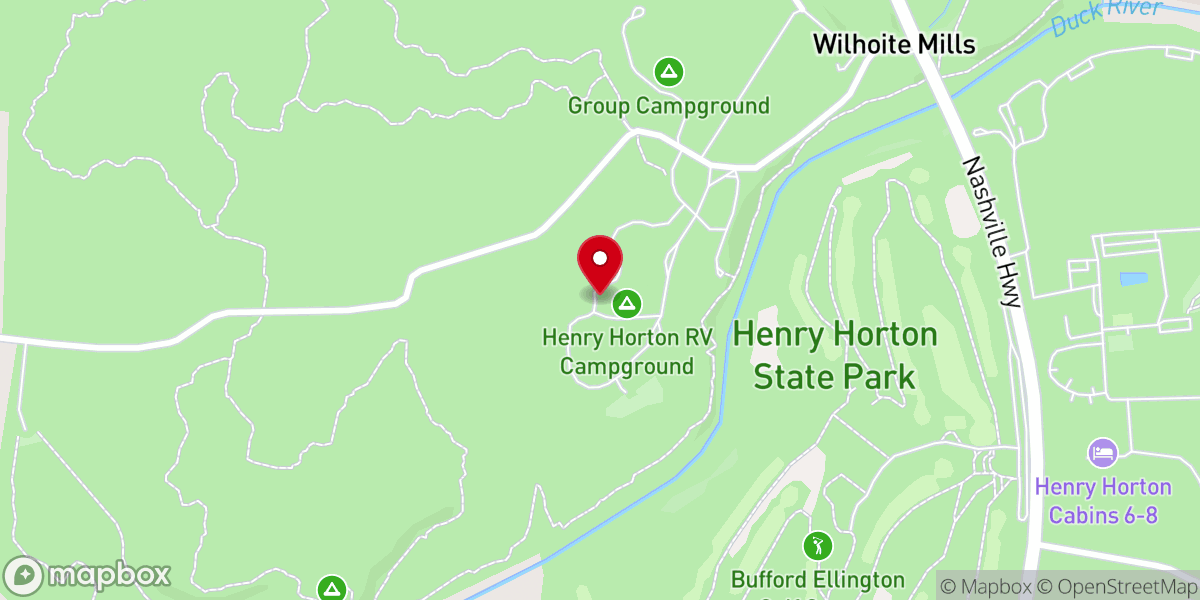 Map showing location of Henry Horton State Park RV Campground