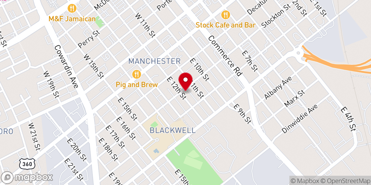 Map showing location of Jerusalem Holy Church