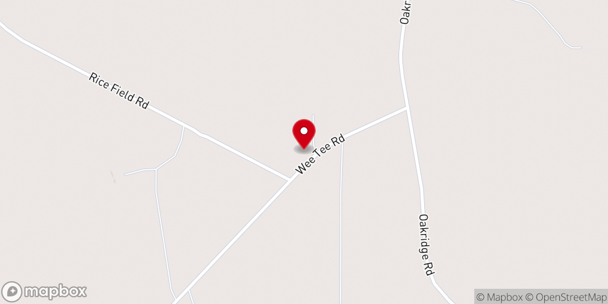 Map showing location of Spring Pond PH Church