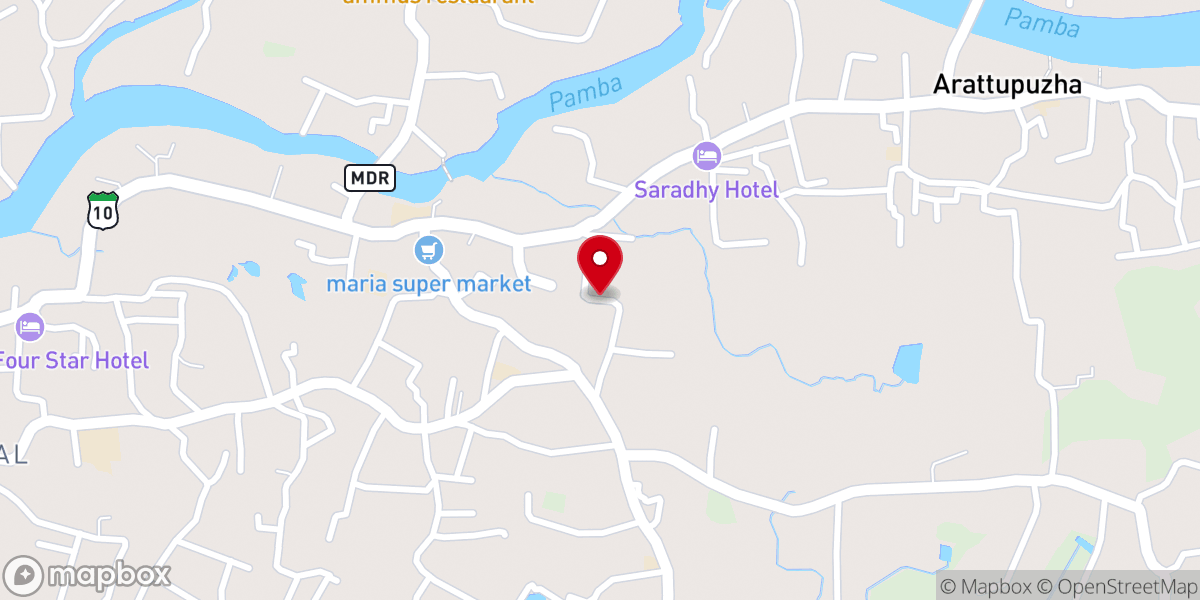 Map showing location of St. Johns Orthodox Chapel