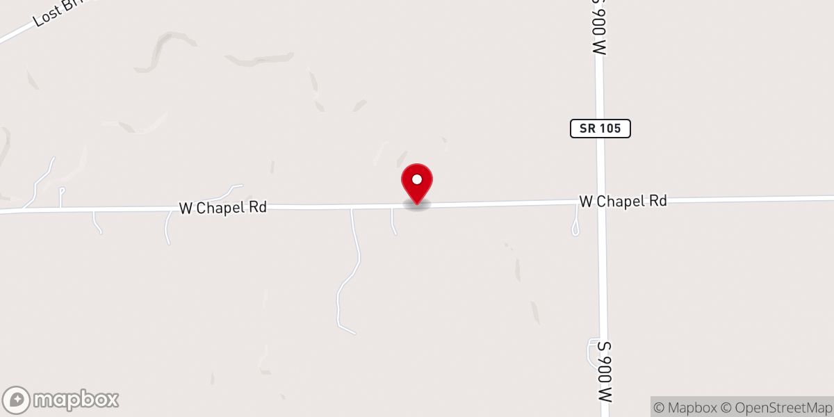 Map showing location of Chapel Road Retreat