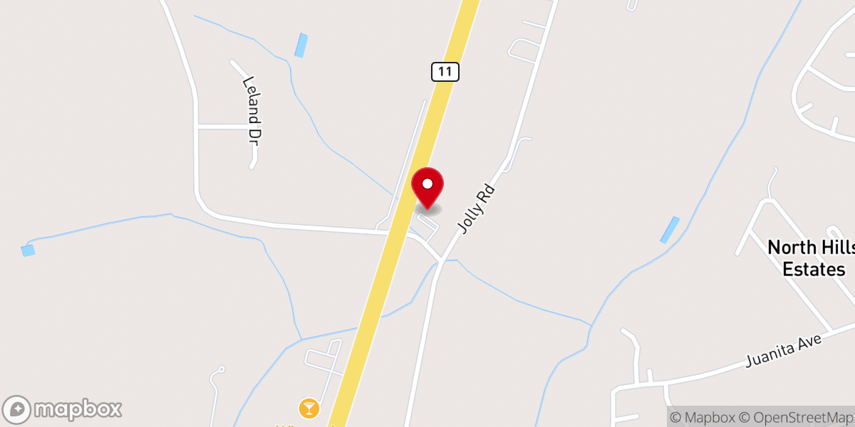 Map showing location of Open Heart Church of God