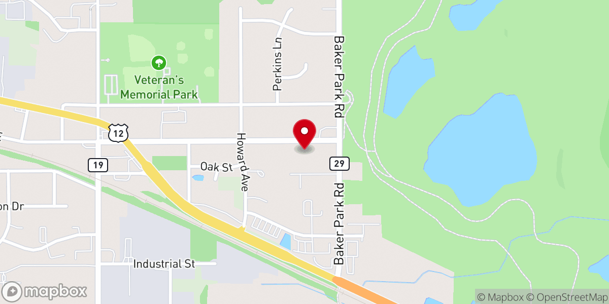 Map showing location of Maple Plain Seventh-day Adventist Church