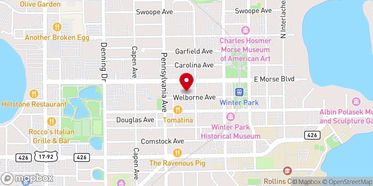 Map showing location of Bethel Baptist Church