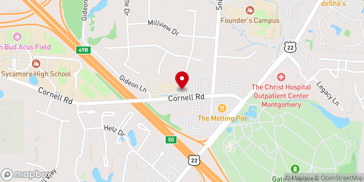 Map showing location of Congregation Shevet Achim