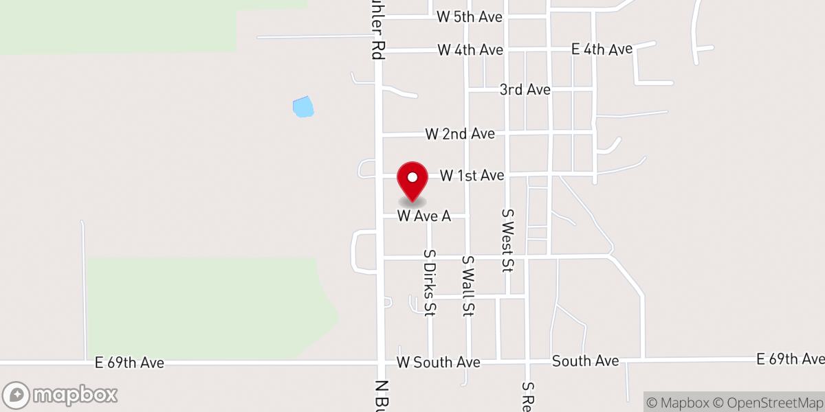 Map showing location of Grand Staff Ministries, Inc.