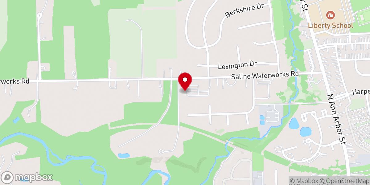 Map showing location of Keystone Church
