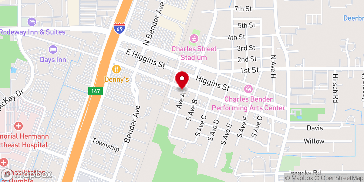 Map showing location of Dominion Church International