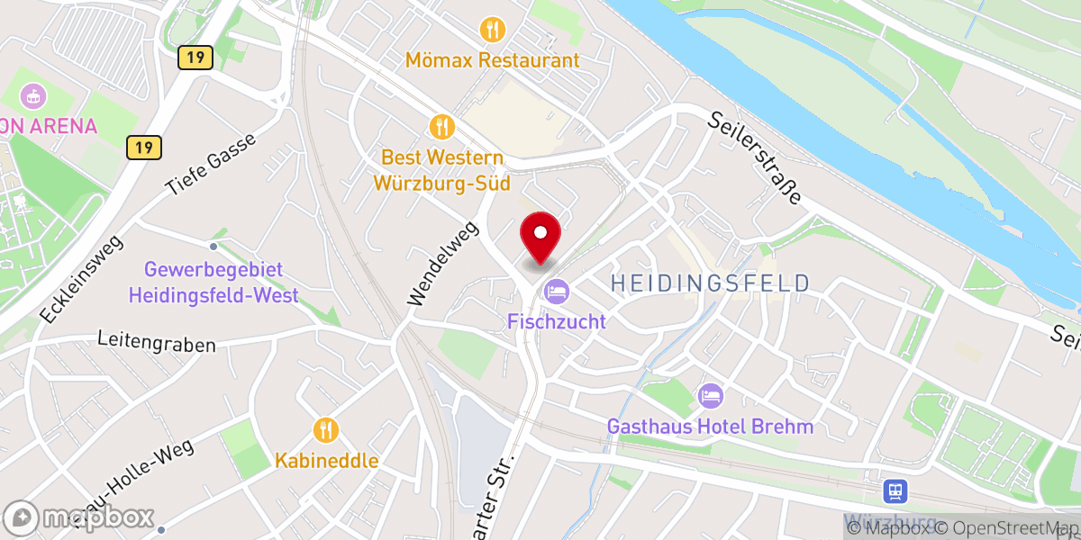 Map showing location of Ev.-luth. Kirche St. Paul