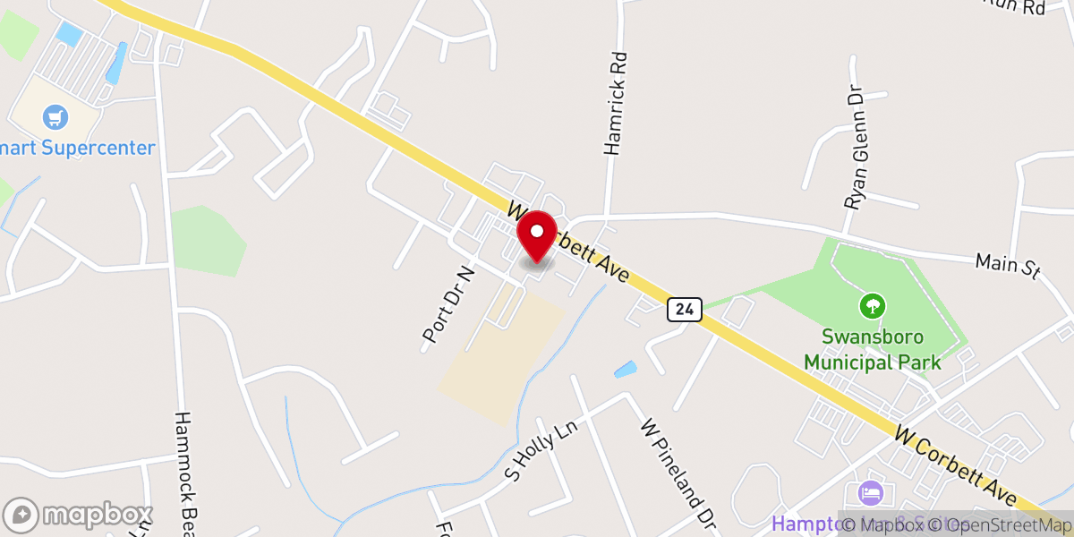 Map showing location of Grace Church