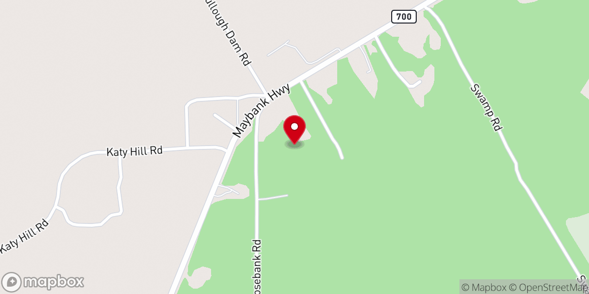 Map showing location of St James Bethel AME Church