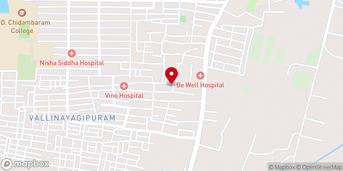 Map showing location of Grace Assembly of God Church