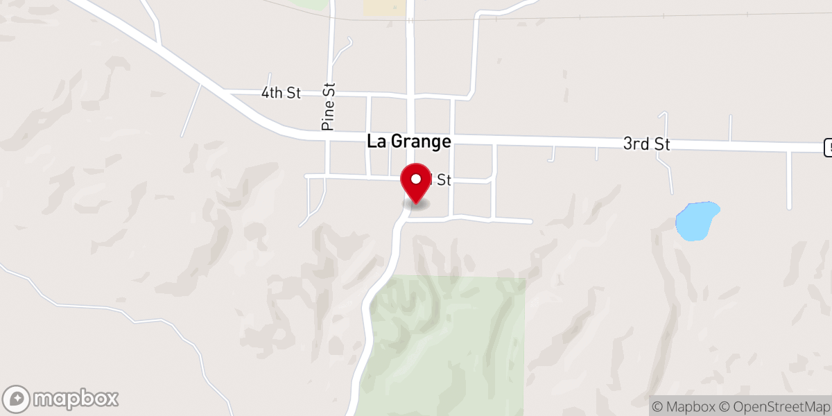 Map showing location of Pine Hill M.B. Church