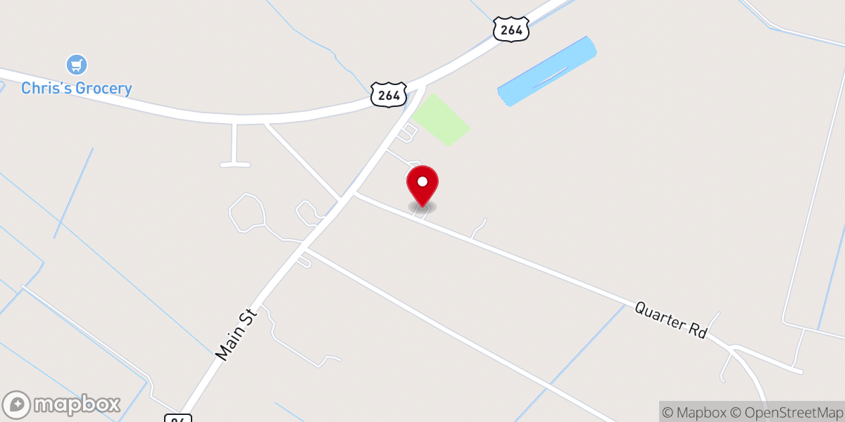 Map showing location of Jobs Chapel
