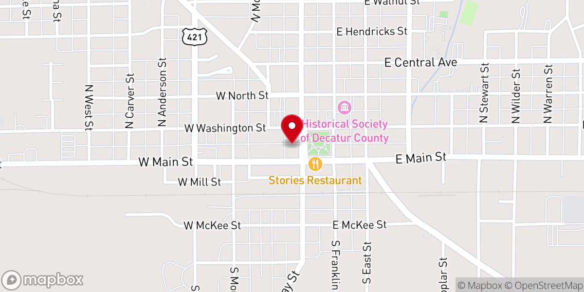 Map showing location of All for One Ministries