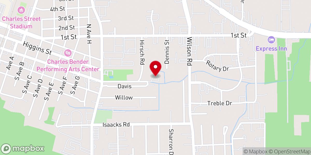 Map showing location of Souls Harbor Church