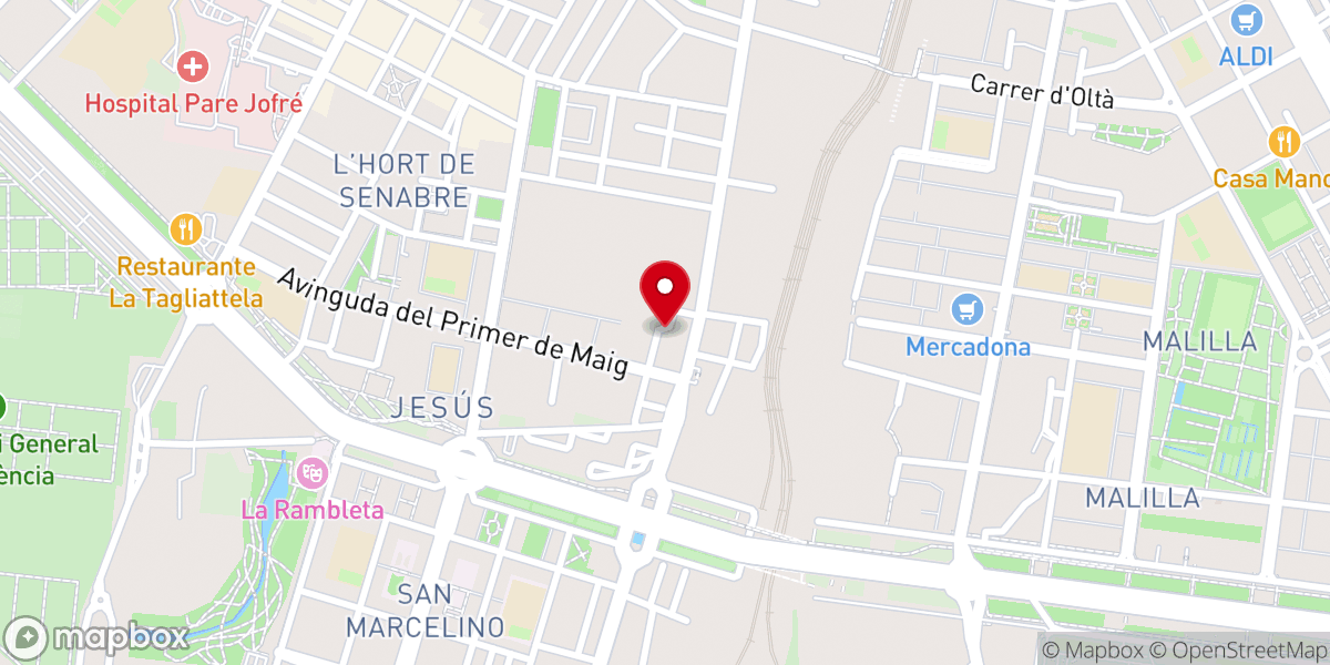 Map showing location of Parroquia del Santísimo Cristo de la Providencia