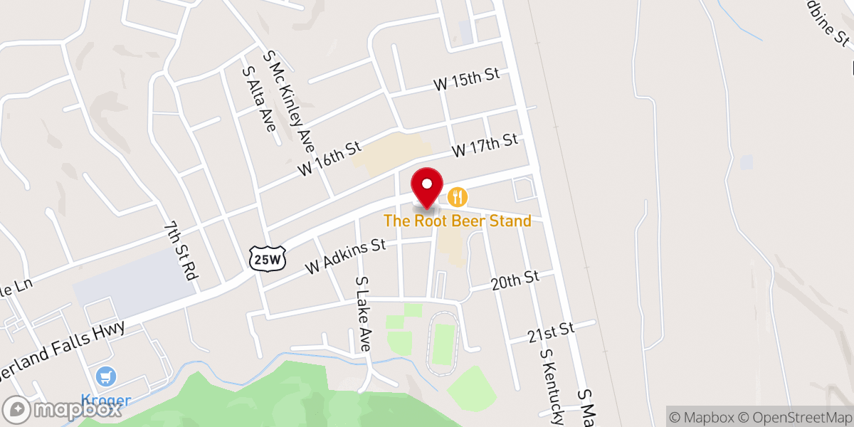 Map showing location of 19th Street Church of Christ