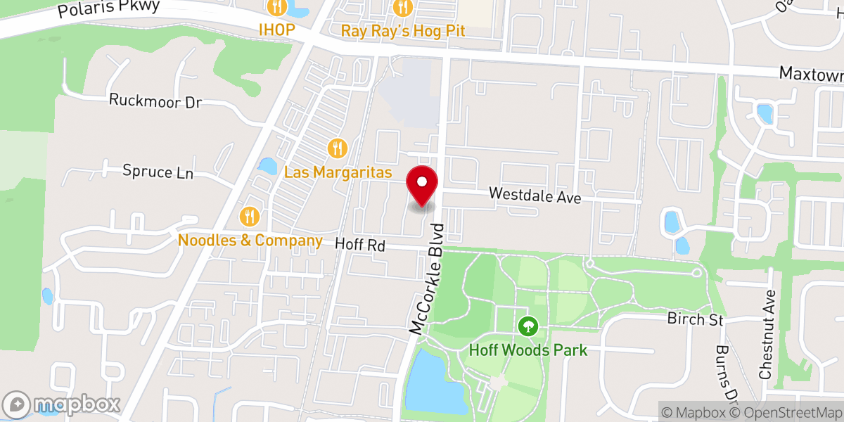 Map showing location of Ohio Ministries