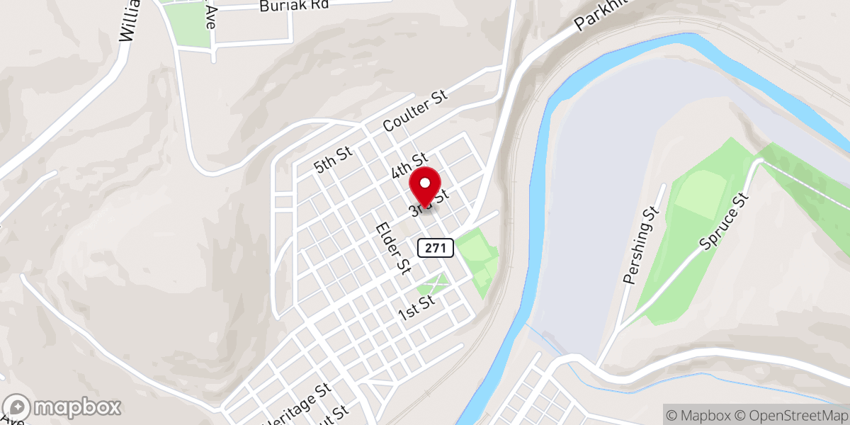 Map showing location of Church of the Transfiguration