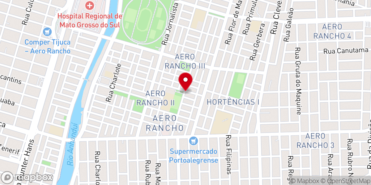 Map showing location of Igreja Evangélica Pentecostal do Renovo