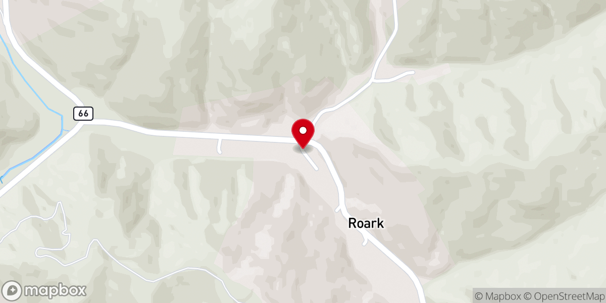 Map showing location of Jack's Creek United Methodist