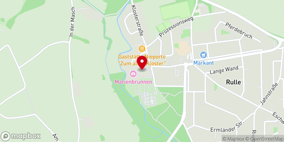 Map showing location of Wallfahrtskirche St. Johannes