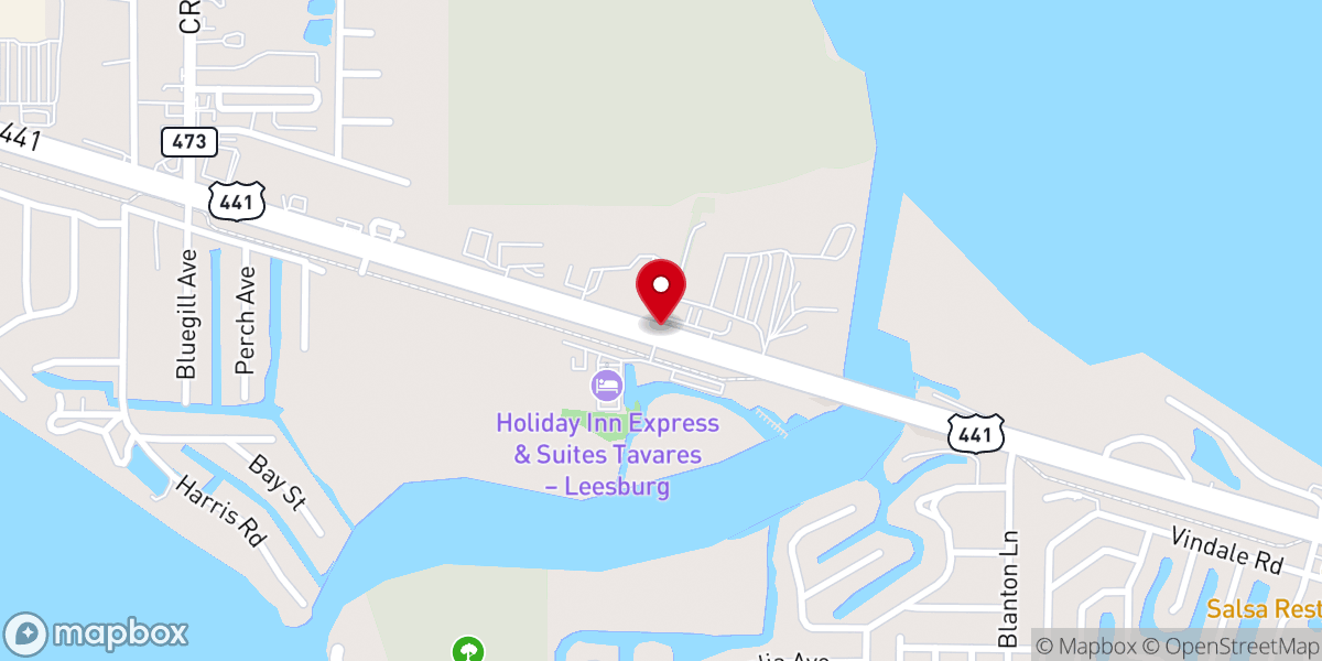 Map showing location of All Saints Catholic Chapel
