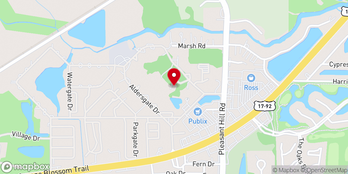 Map showing location of Good Samaritan Community Church