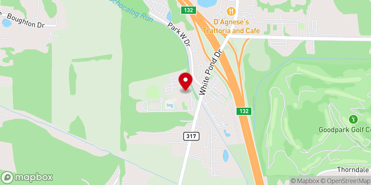 Map showing location of Beth El Congregation