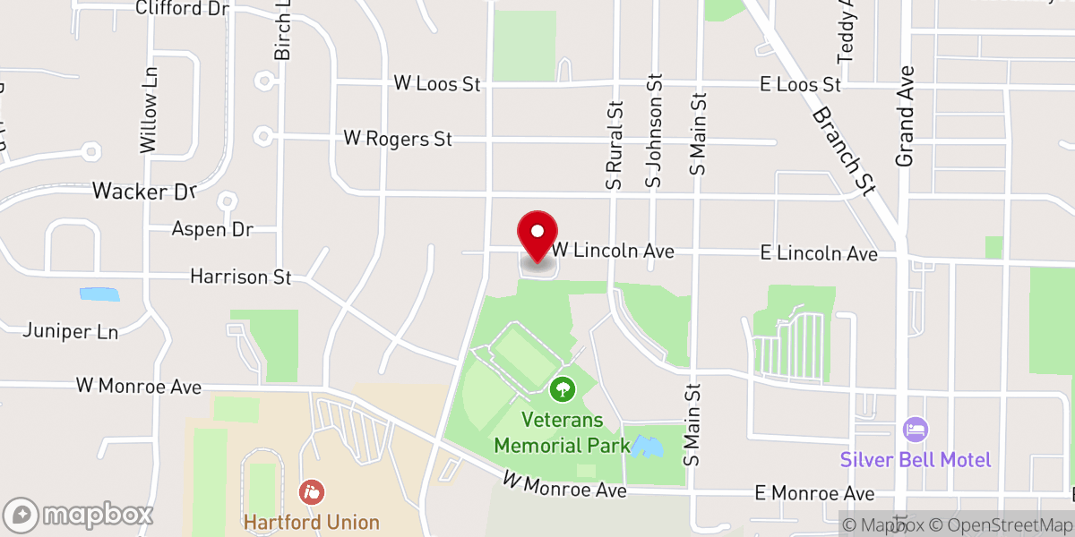 Map showing location of Redeemer Lutheran Church - ELCA