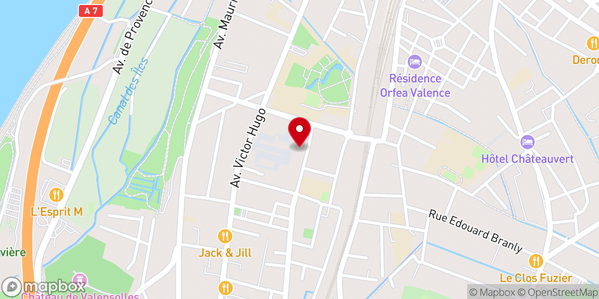 Map showing location of Rédemptoristes Chapelle Saint Joseph